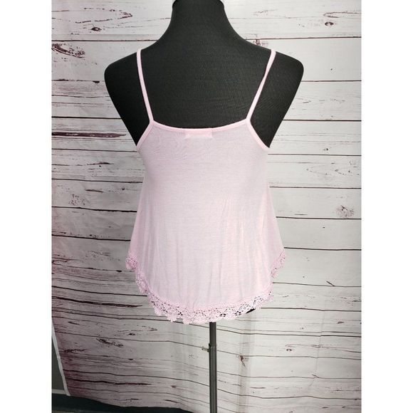 Always Me pink Lace spaghetti‎ strap girls tank top - Picture 2 of 9